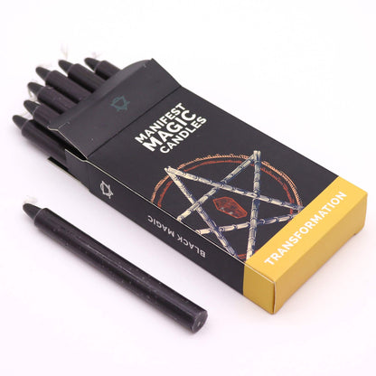 Black Manifest Magic Candles
