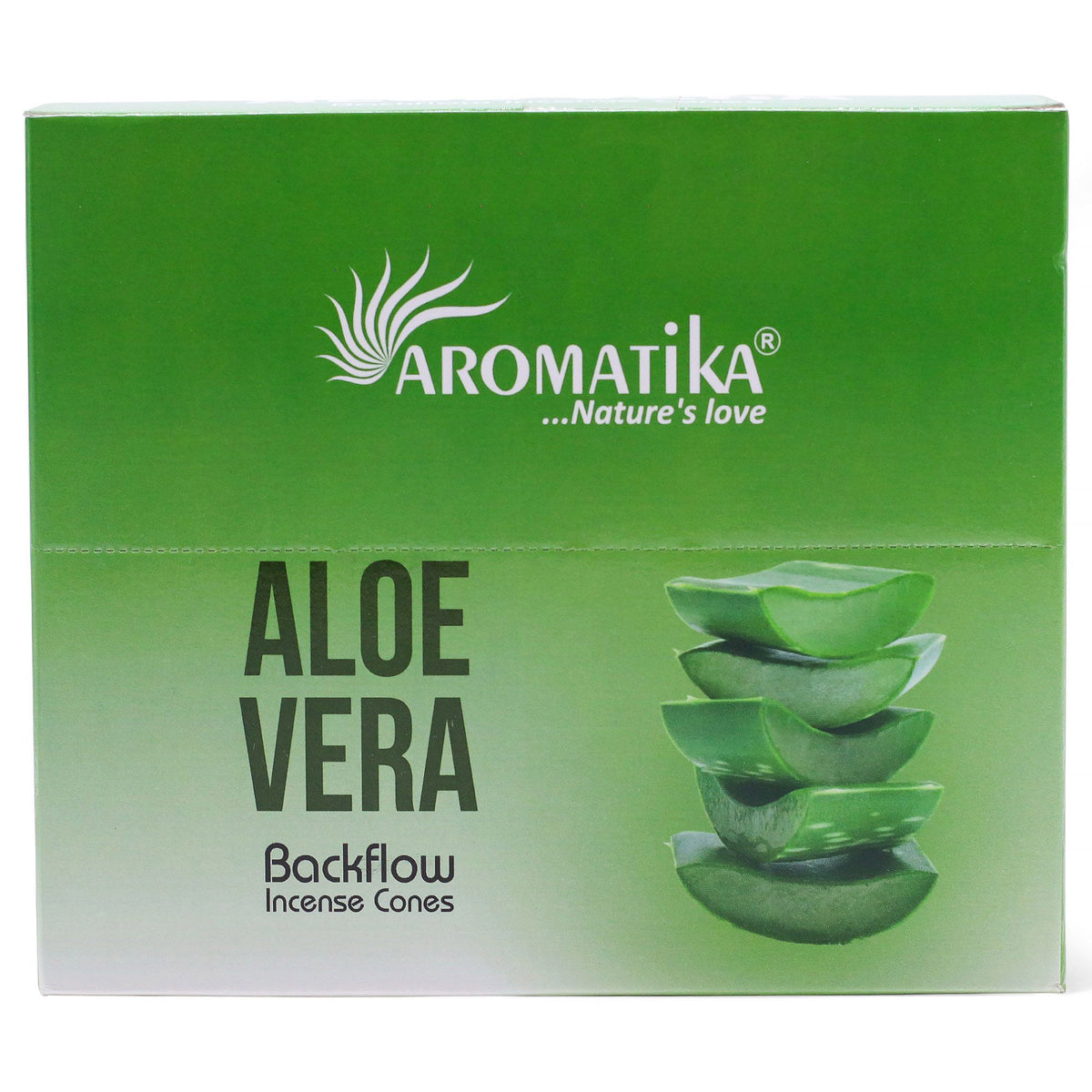 Aromatika Masala Backflow Incense Cones - Aloe Vera