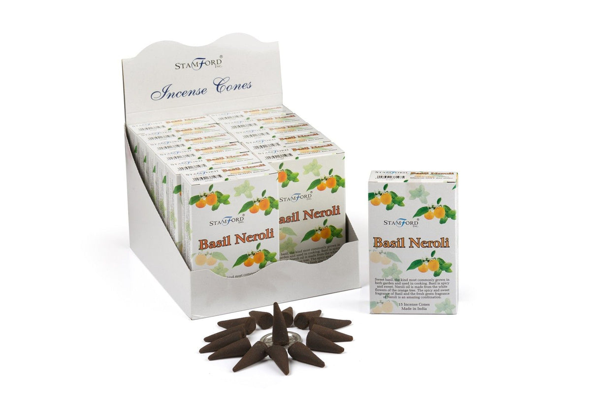 Stamford Basil & Neroli Incense Cones
