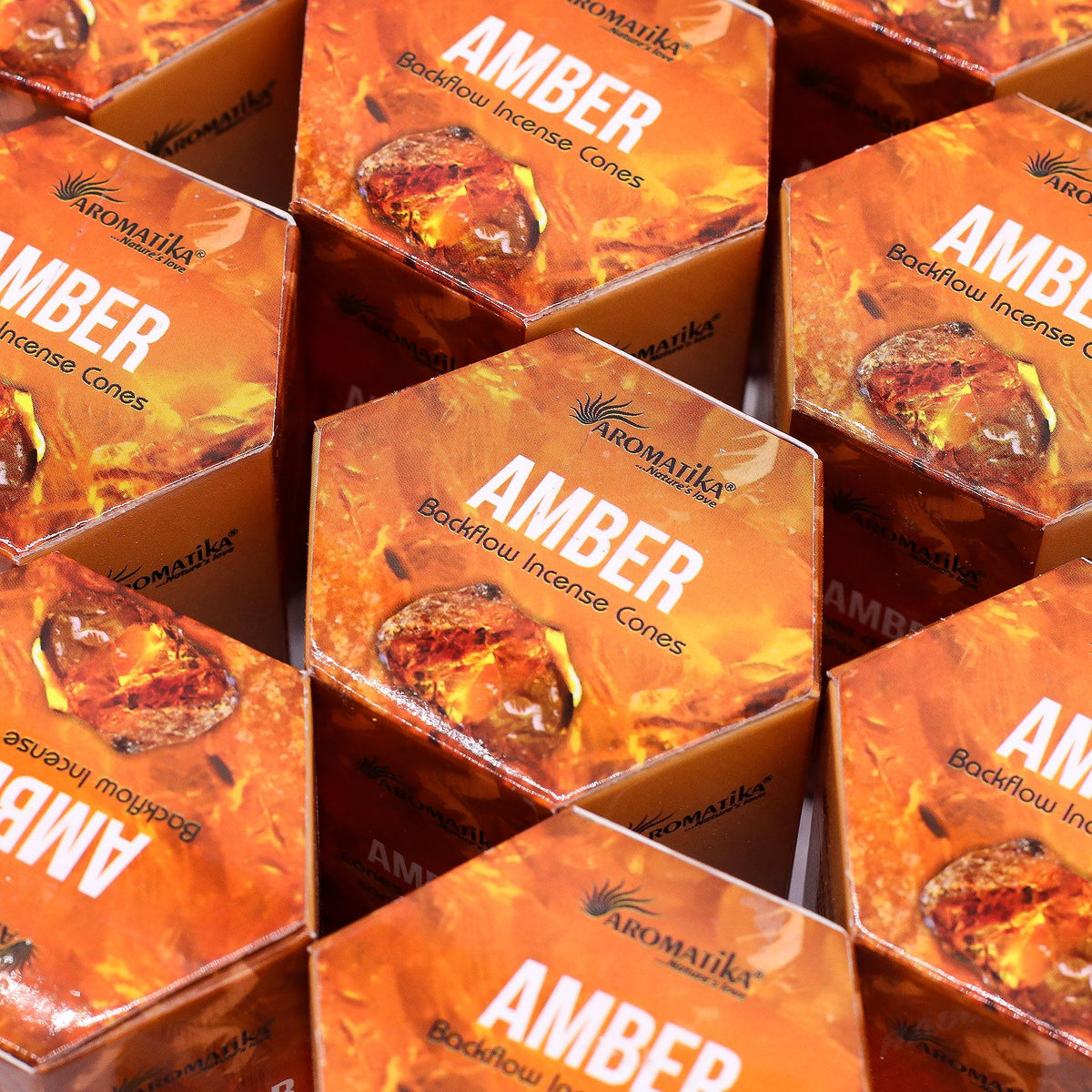 Aromatika Masala Backflow Incense Cones - Amber