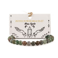 Petite Power Bracelet - Moss Agate