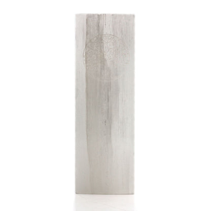Selenite Block Lamp - Tree of Life