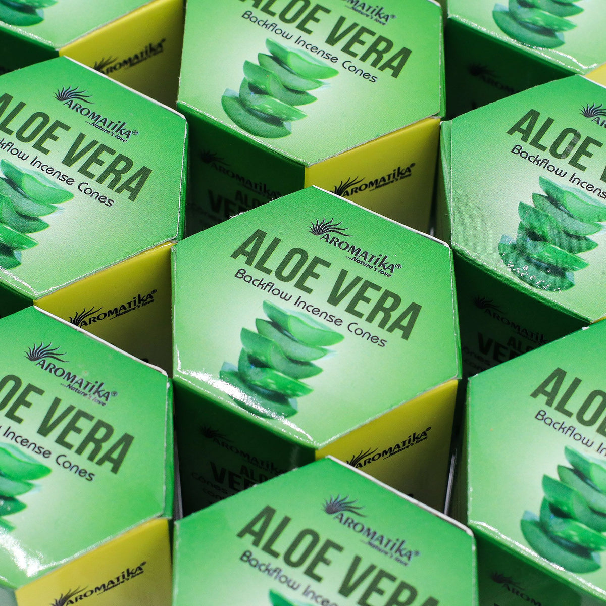 Aromatika Masala Backflow Incense Cones - Aloe Vera