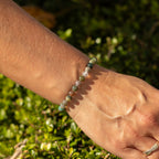 Petite Power Bracelet - Moss Agate