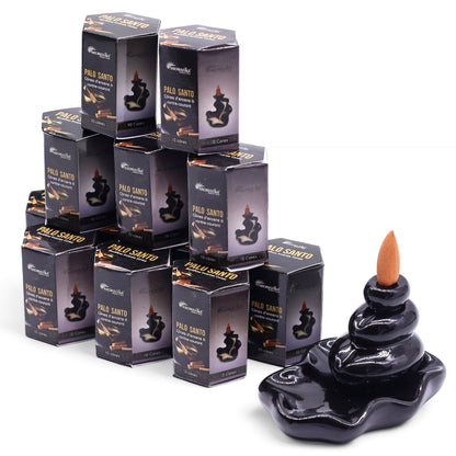 Aromatika Masala Backflow Incense Cones - Palo Santo