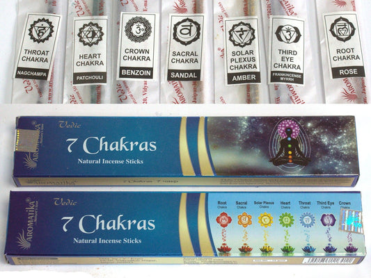 Vedic  Incense Sticks - 7 Chakras