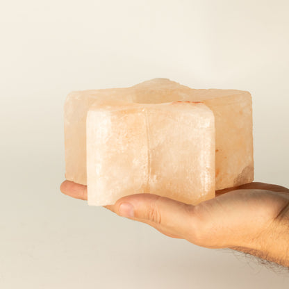 Salt Candle Holder - Star