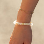 Petite Power Bracelet - Moon Jade