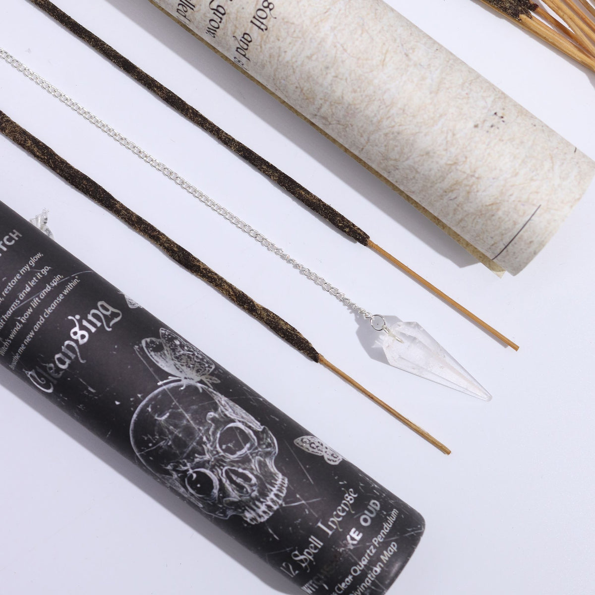 Ancient Witch Spell Incense - Cleansing - Crystal Pendulum