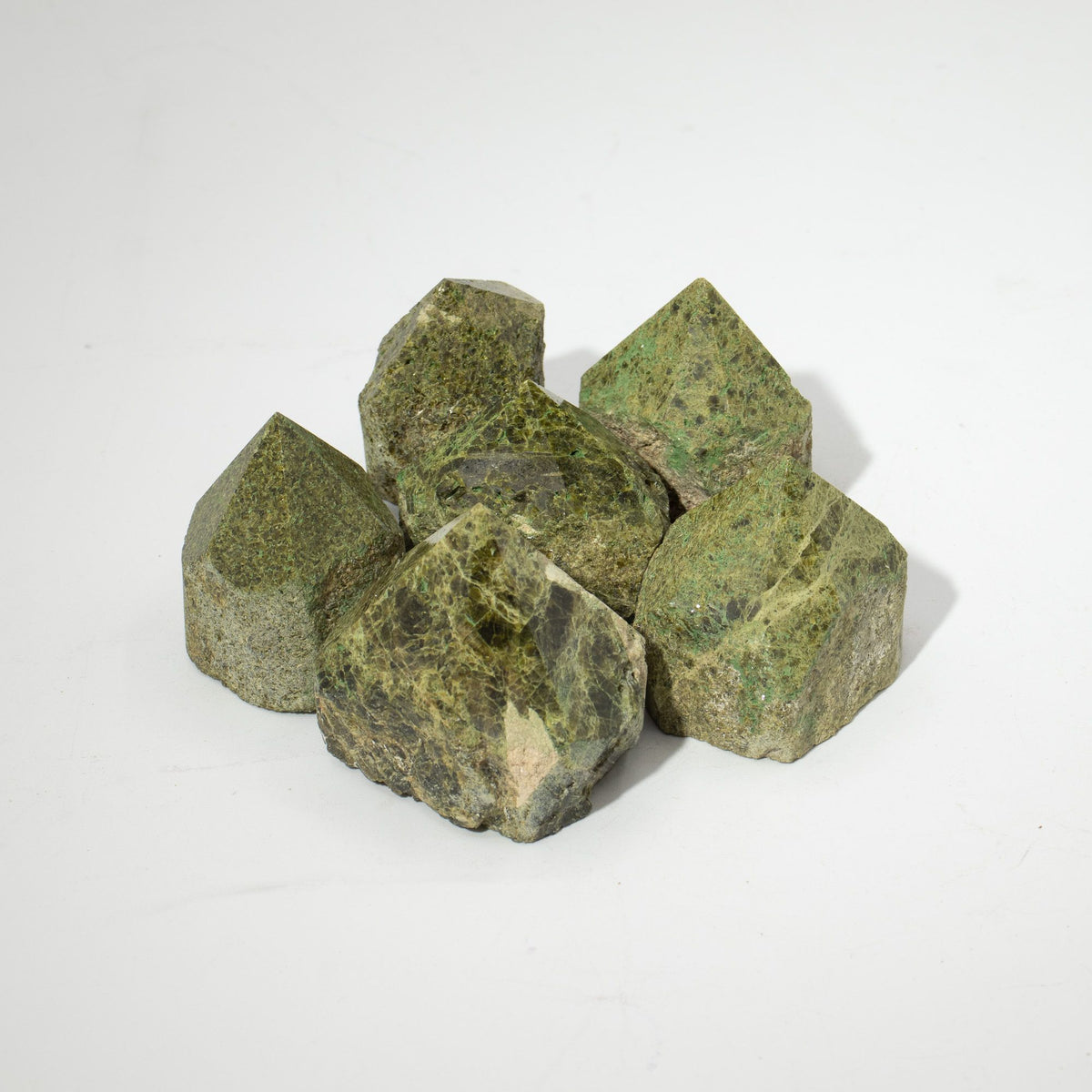 Epidote Gemstone Top Polished Points