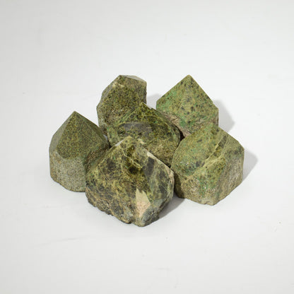 Epidote Gemstone Top Polished Points