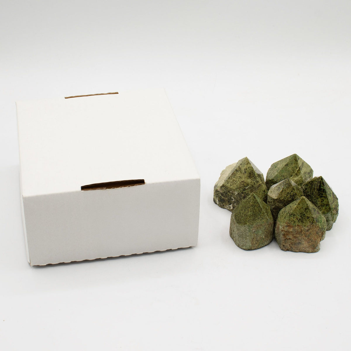 Epidote Gemstone Top Polished Points