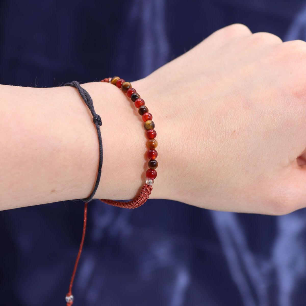 Zodiac Candle & Gemstone Bracelet - Leo