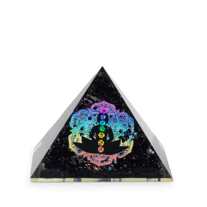 Small Orgonite Pyramids - Chakra Buddha