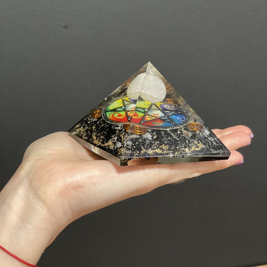 Orgonite Pyramid - Midnight Pentagon