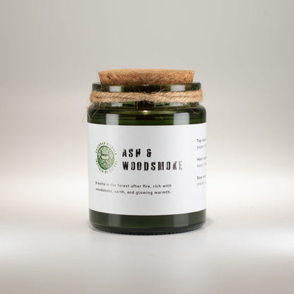 Woodwick Soy Candle - Ash & Woodsmoke