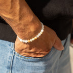Petite Power Bracelet - Moon Jade