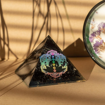 Small Orgonite Pyramids - Chakra Buddha