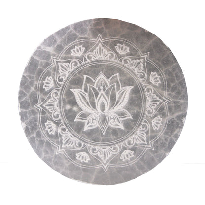 Medium Charging Plate -  Lotus Mandala