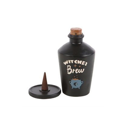 Witches Brew Potion Bottle Incense Cone Burner