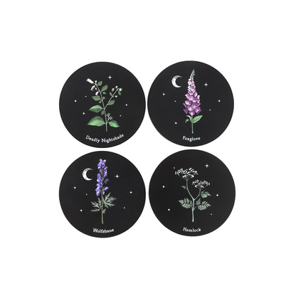 Poisonous Plants Coaster Set