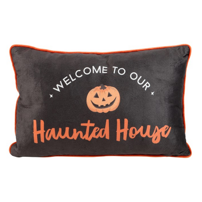 40cm Rectangular Haunted House Cushion