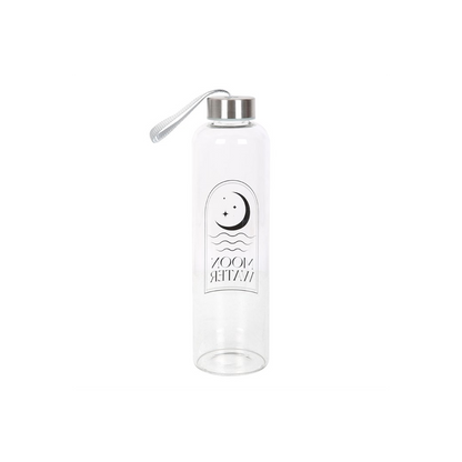 Moon Water Glass Water Bottle