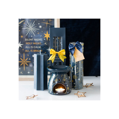 Blue Starry Night Oil Burner and Wax Warmer