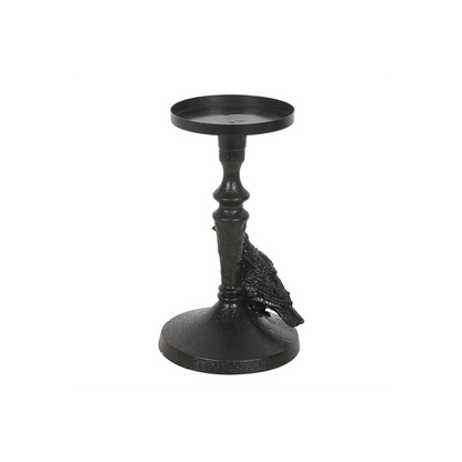 Mystic Raven Pillar Candle Holder