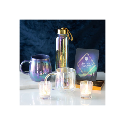 You Are Made of Magic Iridescent Double Walled Glass Mug