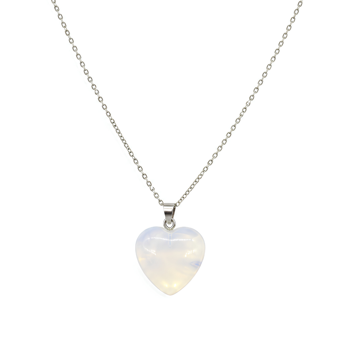 Gemstone Heart Necklace