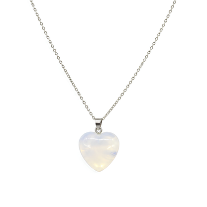 Gemstone Heart Necklace