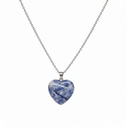 Gemstone Heart Necklace